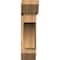 Ekena Millwork Westlake Slat Smooth Bracket w/ Offset Brace, Western Red Cedar, 7 1/2"W x 28"D x 28"H BKT0806X28X28WTL06SWR - alternate 3